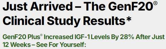 genf20 plus results